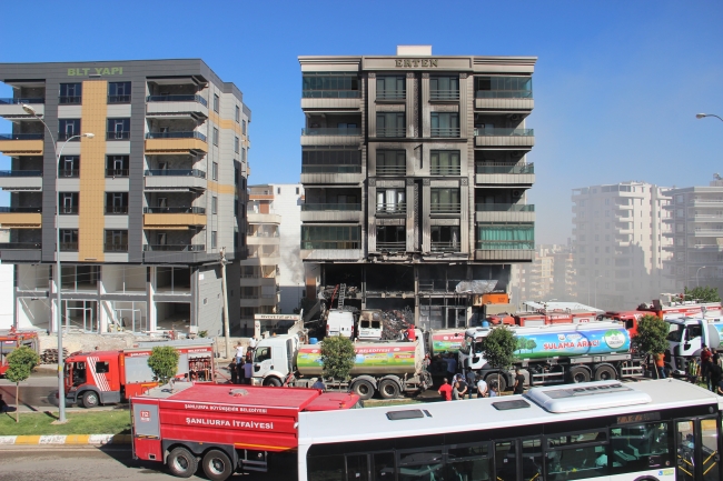 İş yerinde çıkan yangın ağır hasar bıraktı