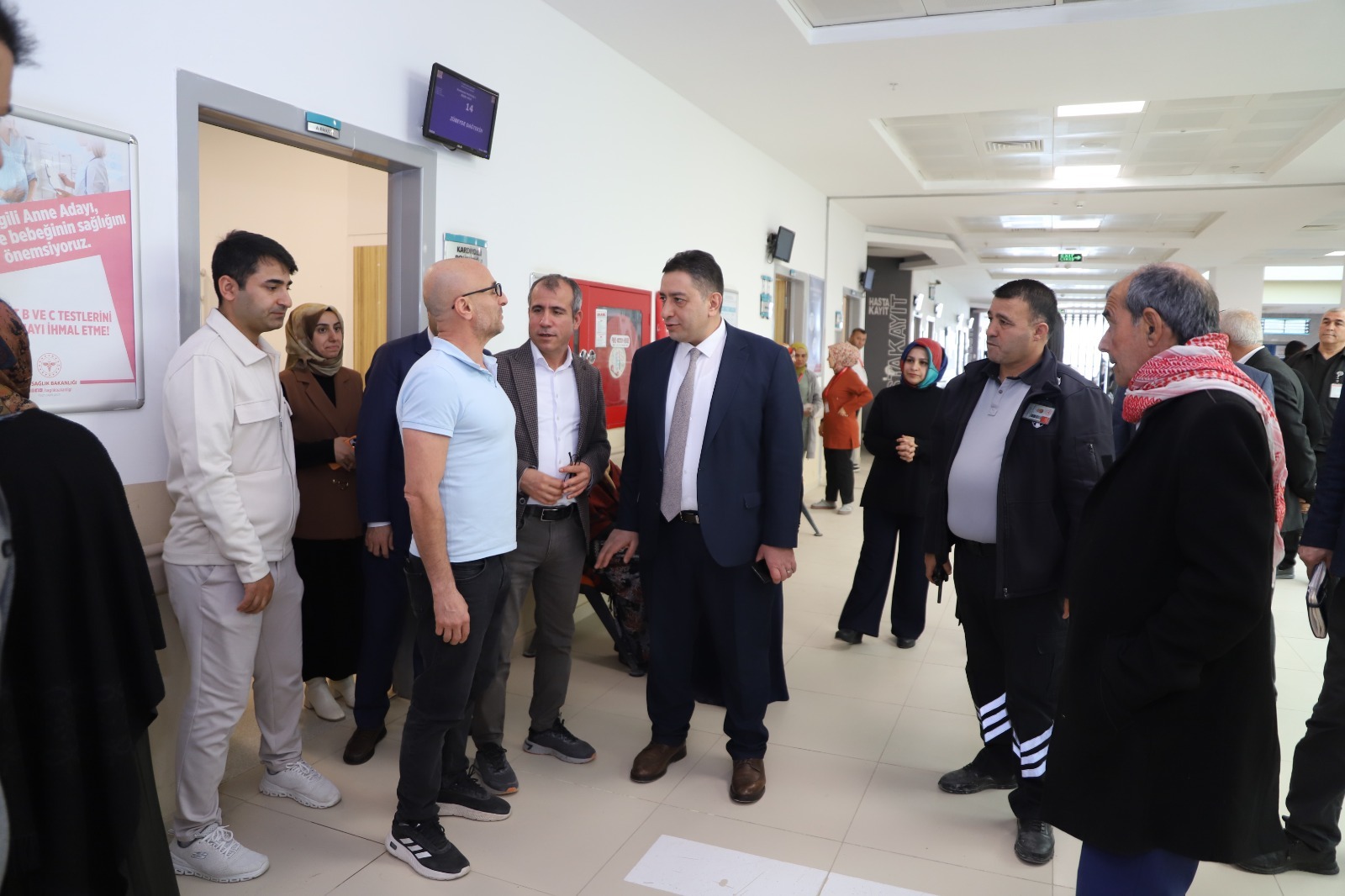 Mesaiye Suruç Devlet Hastanesini Ziyaret Ederek başladı