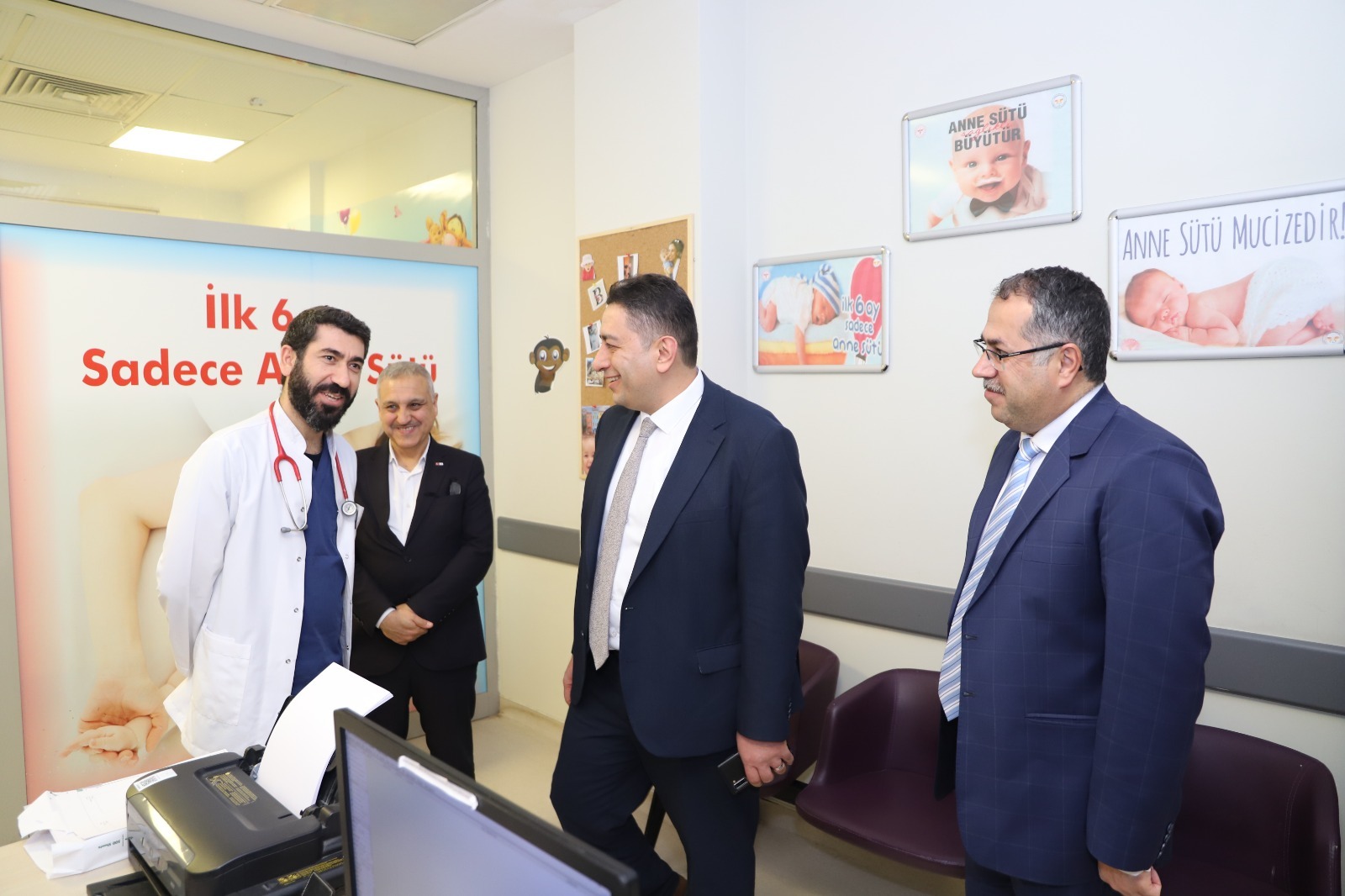 Mesaiye Suruç Devlet Hastanesini Ziyaret Ederek başladı