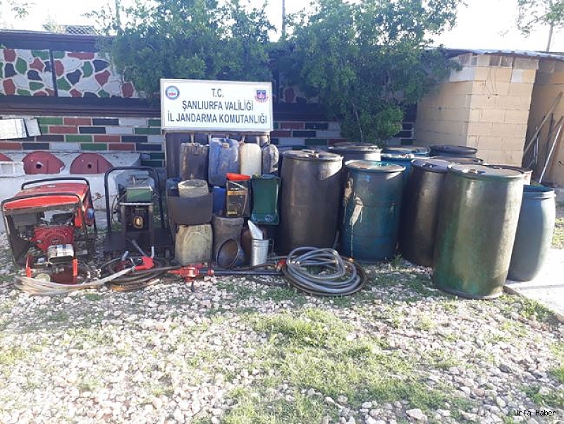 Urfa'da ham petrol boru hattından hırsızlık