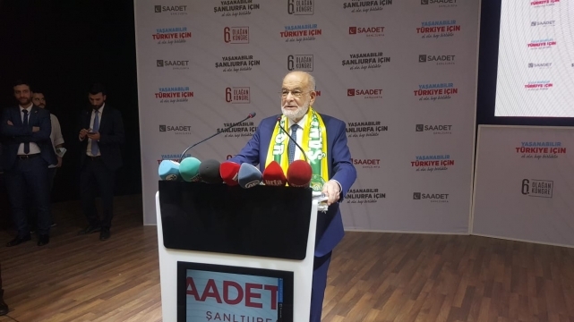 Saadet Partisi 6. olağan kongresi gerçekleşti , Başkan Karamollaoğlu'ndan önemli açıklamalar