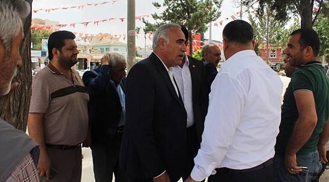 Aydınlık,  Suruç'ta esnafı gezdi