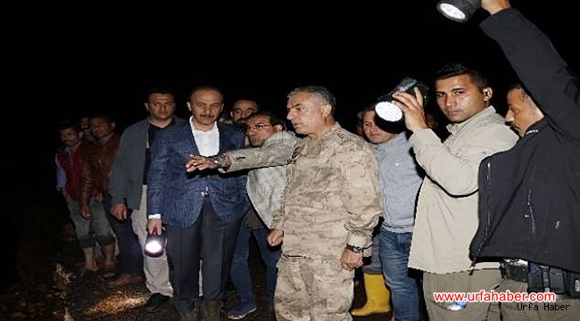 Şanlıurfa Valisi Erin, yağıştan etkilenen mahallelerde incelemelerde bulundu