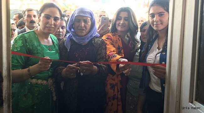 Ceylanpınar'da  HDP seçim bürosu açtı.