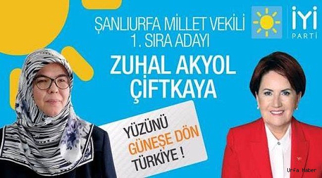 Çiftkaya'dan Urfalılara teşekkür