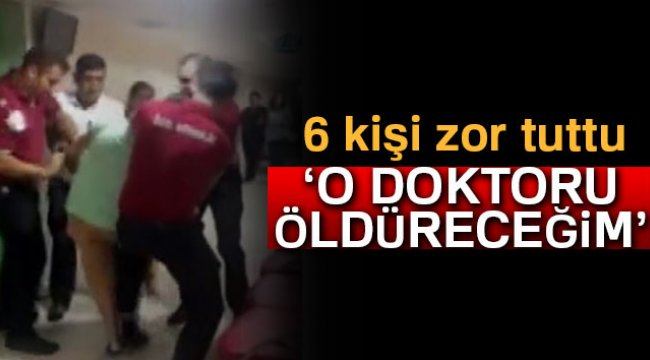 Hastanede  kadın doktora şiddet