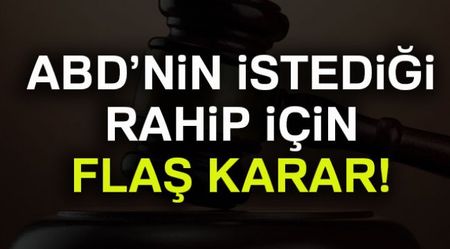 Papaz Brunson’a ev hapsi kararı