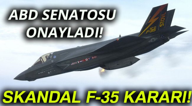 ABD Senatosu'ndan F-35 savaş uçaklarında yaptırım kararı çıktı