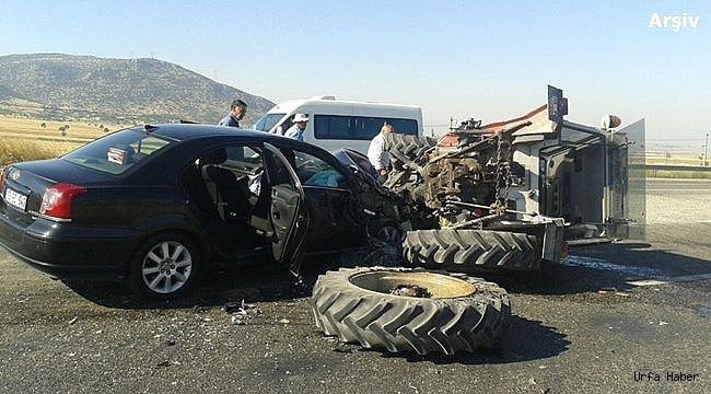Şanlıurfa'da trafik kazası: 1 ölü, 4 yaralı