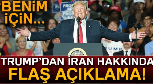 Trump: 'İran ekonomisi kötüye gidiyor'