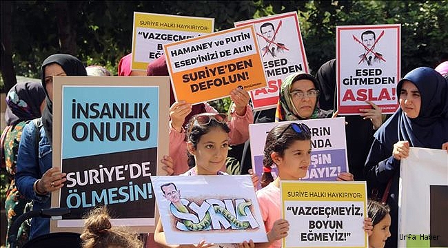 İdlib'e hava saldırılarına tepki