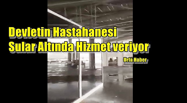Devletin Hastahanesi Sular Altında Hizmet Veriyor