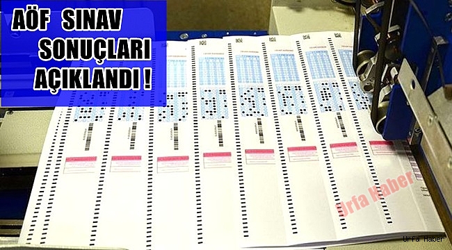 AÖF sonuçları açıklandı, sınav sonucu mobilde