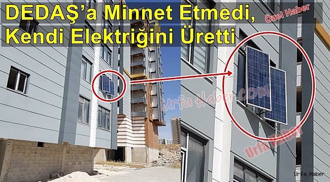 DEDAŞ'a Minnet Etmedi, Kendi Elektriğini Üretti