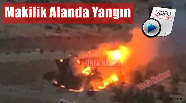 Urfa'da Korkutan Yangın -VİDEO HABER-