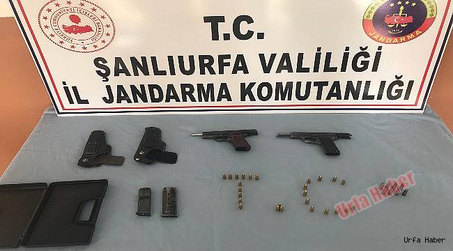 Urfa'da jandarmadan kaçak silah operasyonu