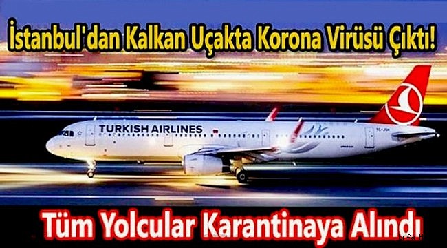 İstanbul'dan Kalkan Uçakta Virüs Tespit Edildi