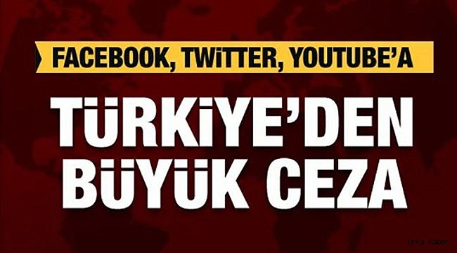 Facebook, Twitter, Youtube'a ceza