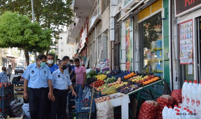 Belediyeden kaldırım işkali denetimi