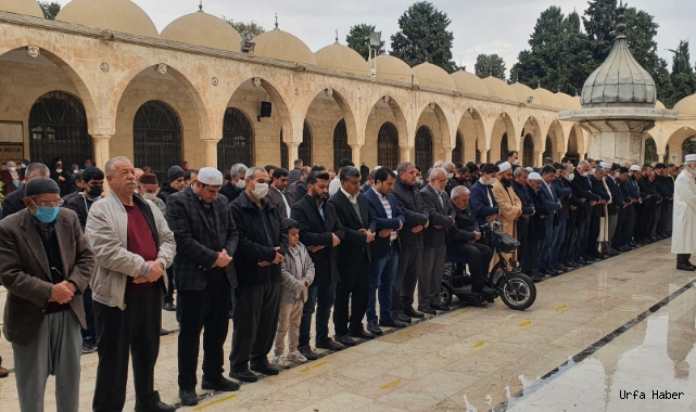 İHH gönüllüleri için Urfa'da gıyabi cenaze namazı kılındı