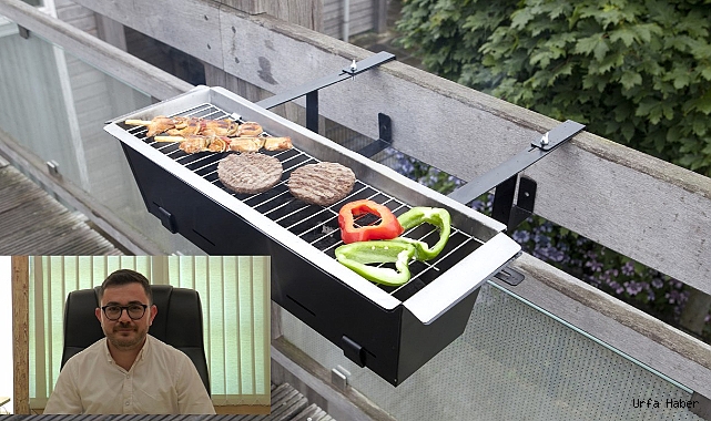 Balkonda mangal yakan komşuya kötü haber