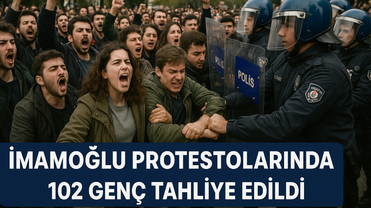 İmamoğlu Protestolarında 102 Genç Tahliye Edildi