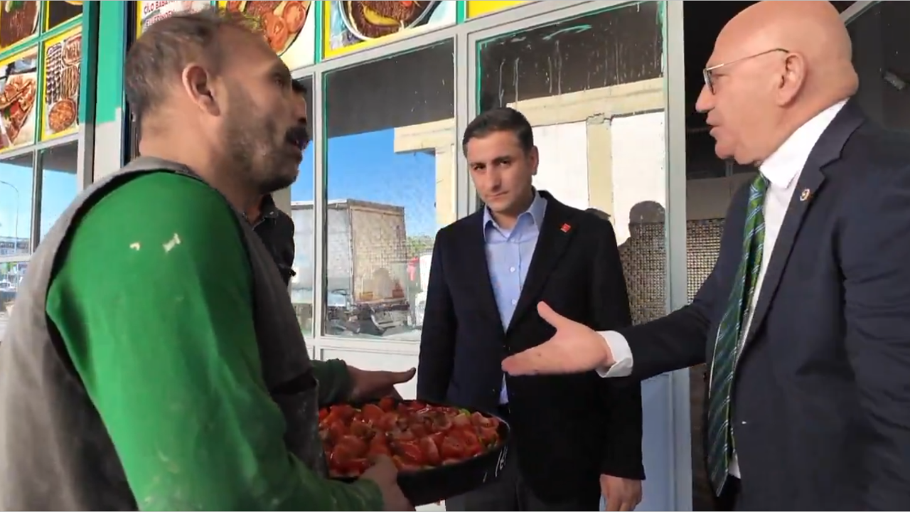 Vekil Tanal Urfa'da Tepsi Kebabına Tepki Gösterdi!