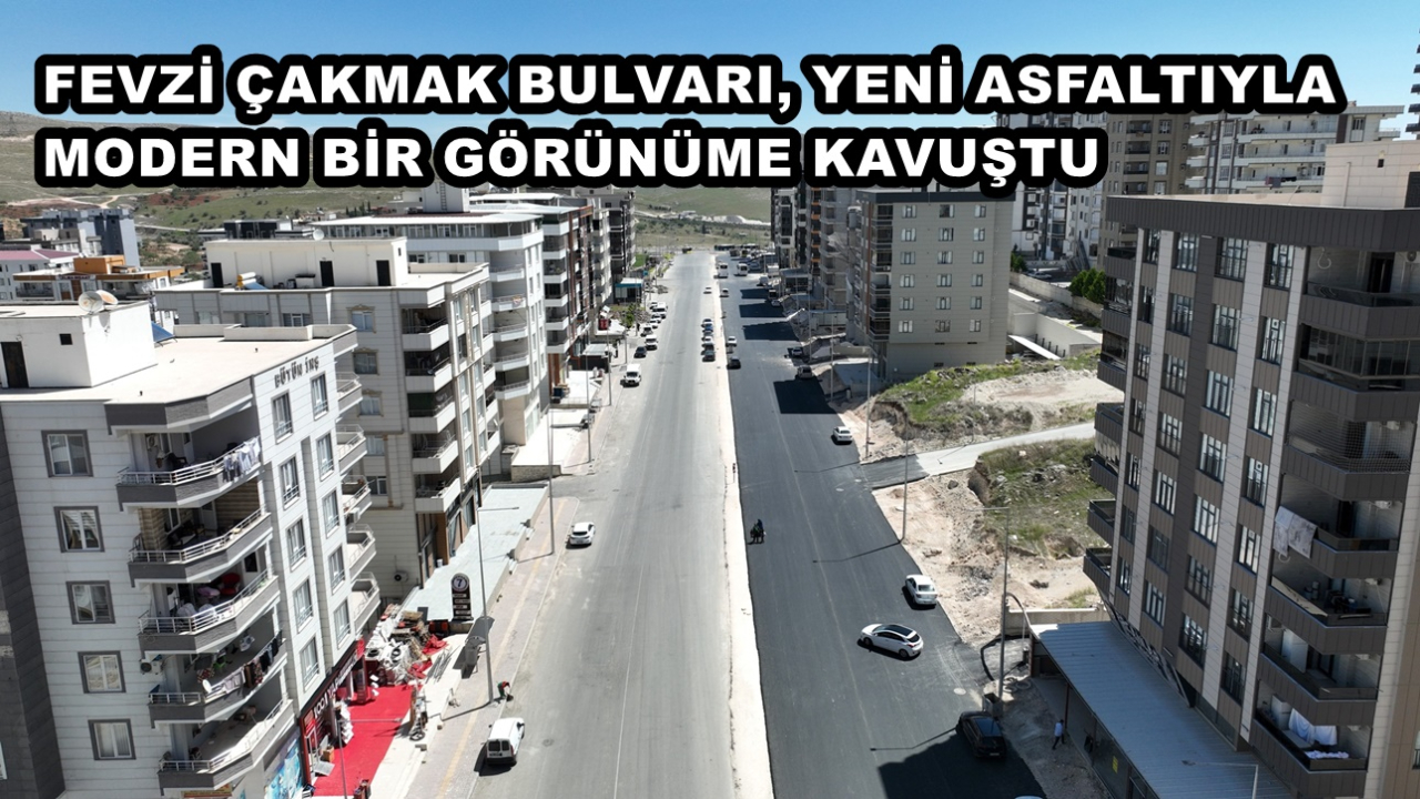 Fevzi Çakmak Bulvarı Yeni Asfaltıyla Yeniden Hayat Buldu