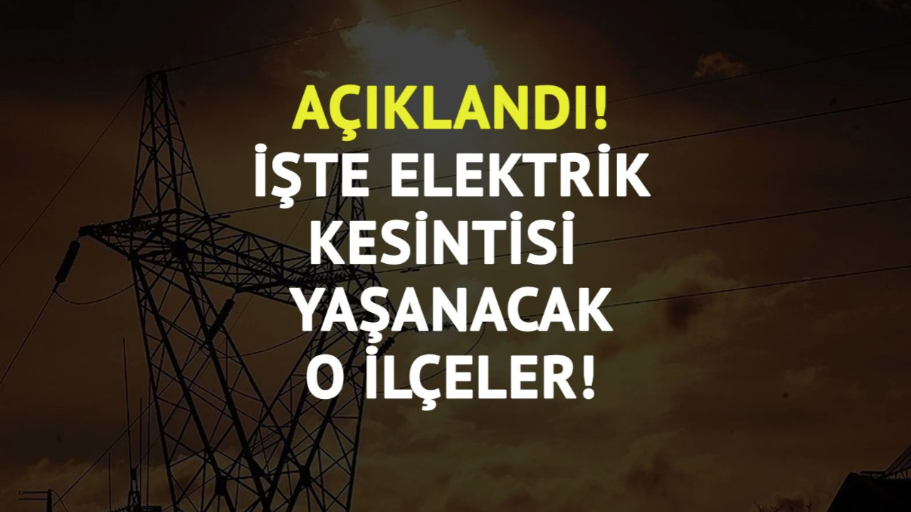 Yarın Şanlıurfa’da Birçok İlçe Karanlığa Gömülecek!