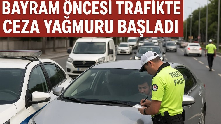 Bayram Öncesi Trafikte Ceza Yağmuru Başladı!