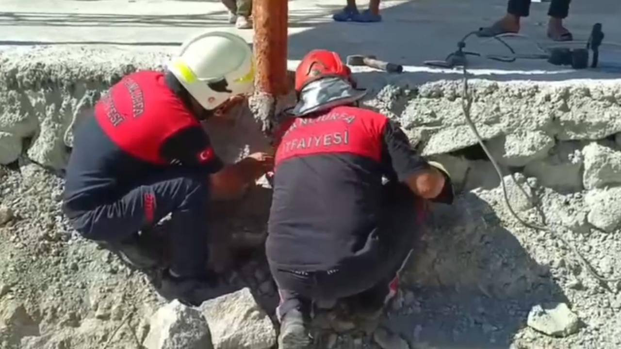 Urfa’da Betonun Altında Mahsur Kaldılar