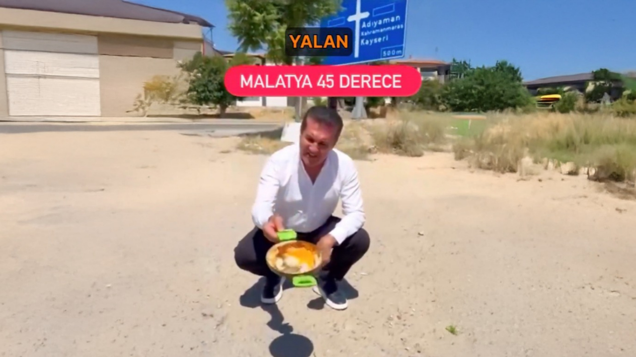 Sarıgül’ün Asfaltta Yumurta Pişirme Videosuna Kurgu İddiası