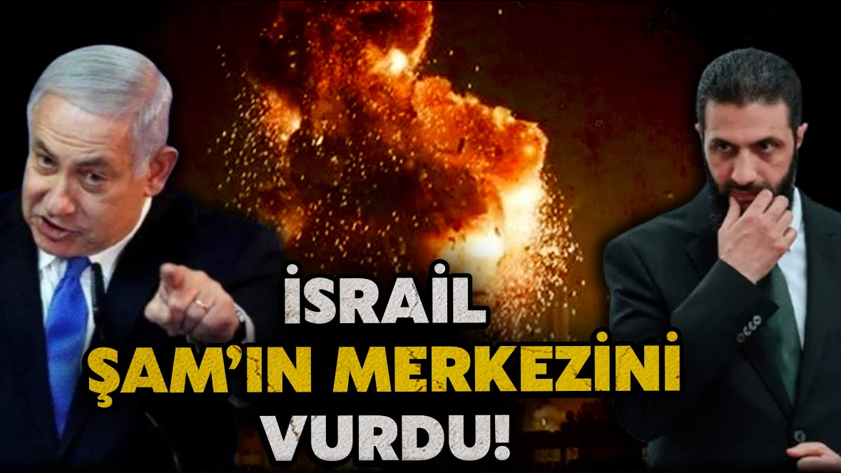 İsrail Şam’ı Vurdu! Hedef Genelkurmay Binası Oldu!
