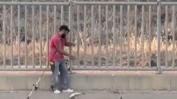 Şanlıurfa’da Tehlikeli Balık Avı!