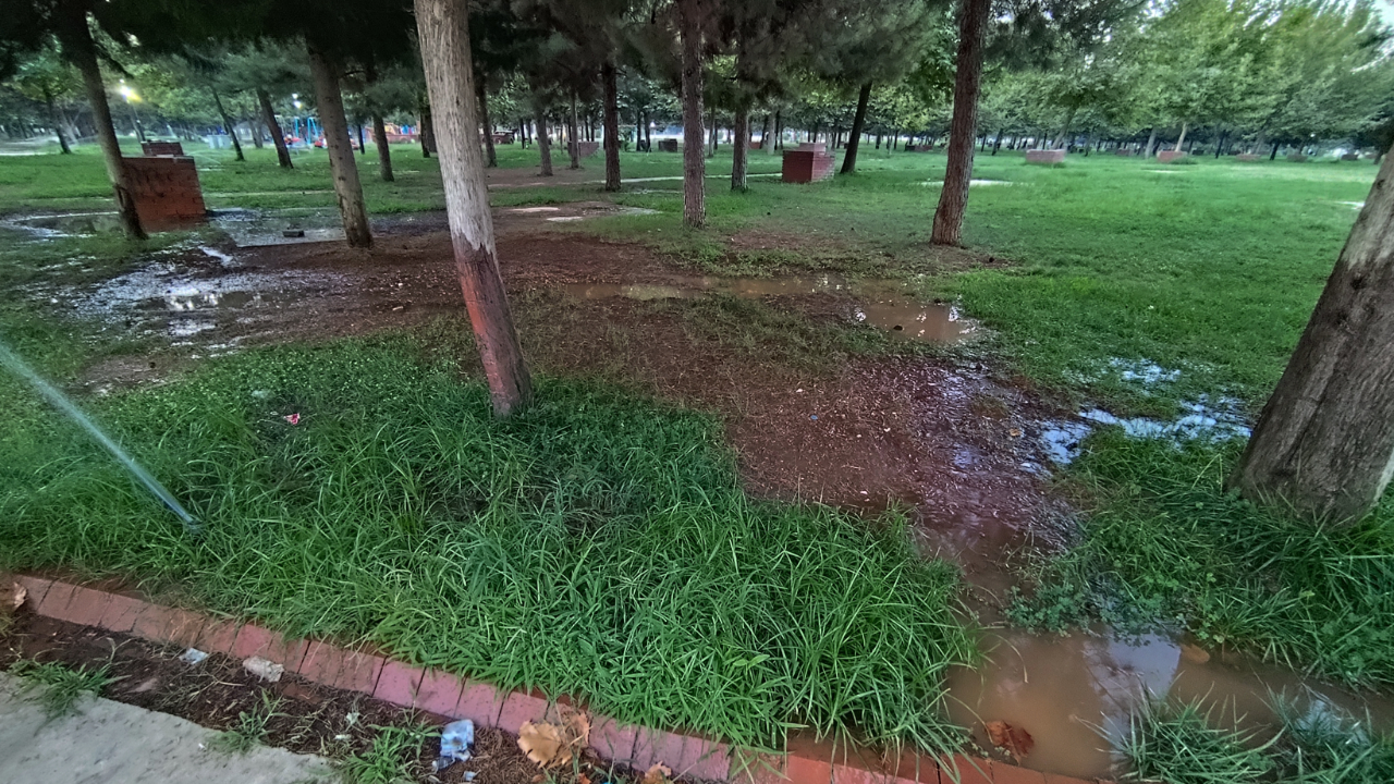 Cumhuriyet Parkı’nda Sulama Fiyaskosu!