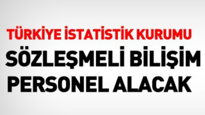 TÜİK 9 Sözleşmeli Bilişim Personeli Alımı Yapacak