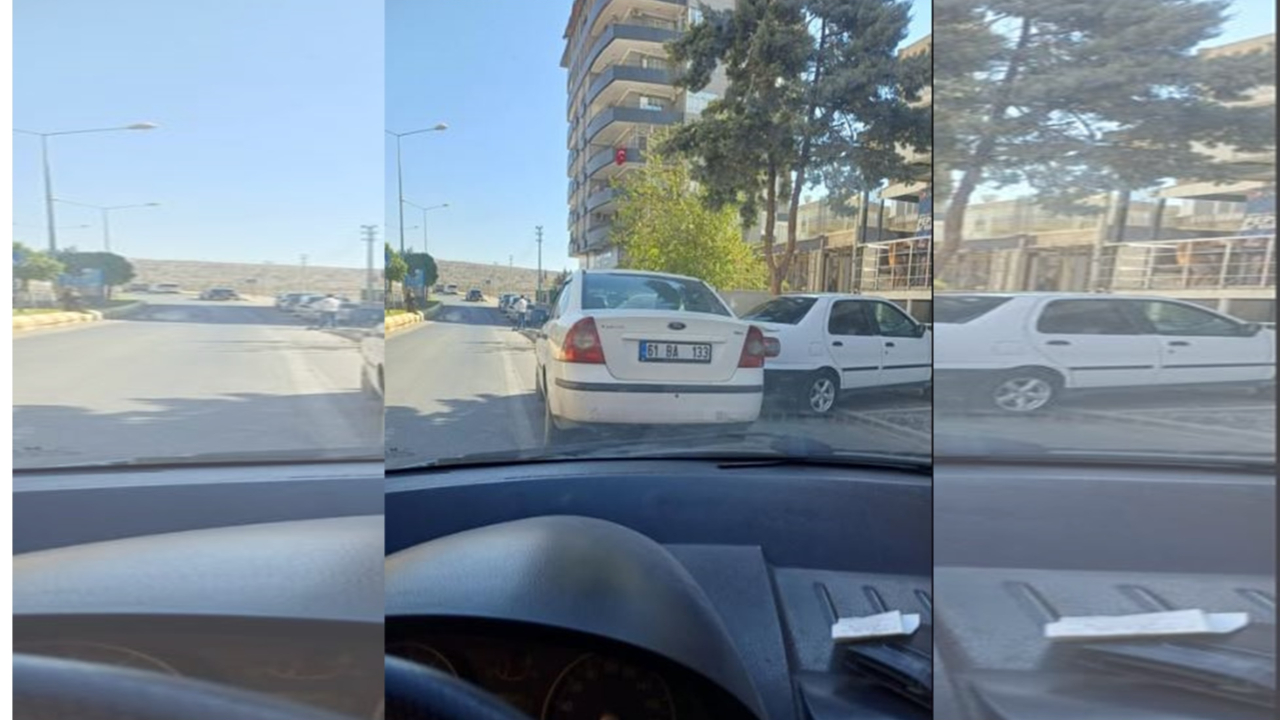 Kavşakta Duran Araç, Şanlıurfa Trafiğini Felç Etti!