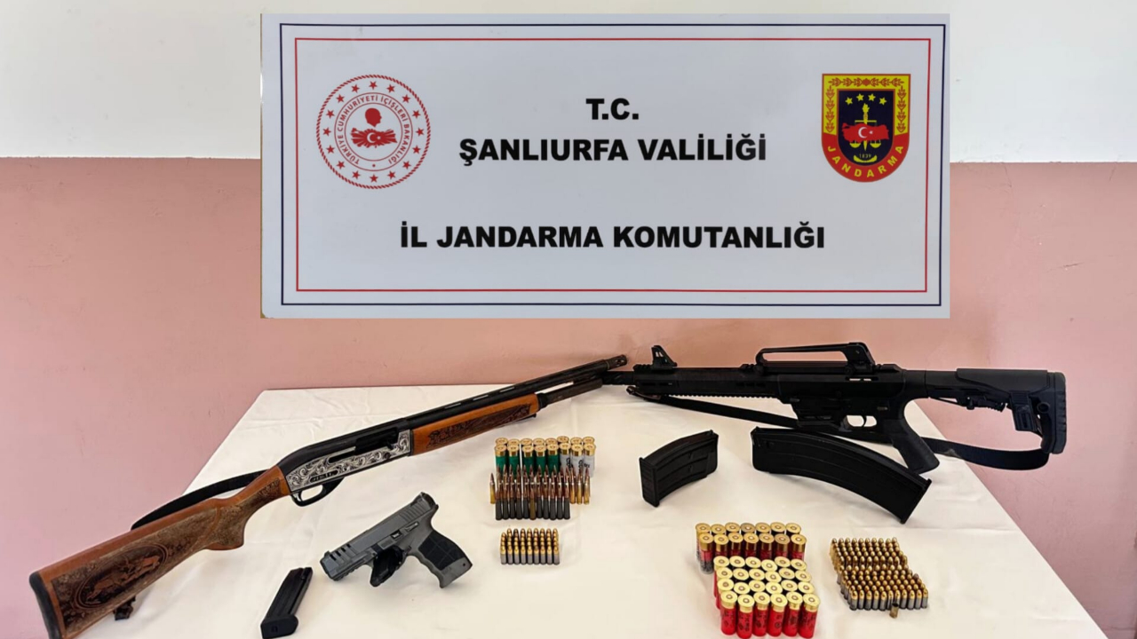 Şanlıurfa'da Ruhsatsız Silah Operasyonu