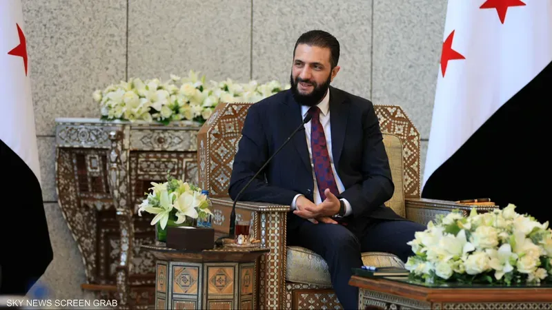 El-Şer, “Yeni Suriye”nin detaylarını açıkladı