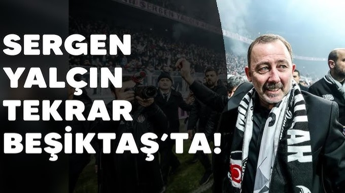 Beşiktaş'ta 2. Sergen Yalçın dönemi başlıyor!