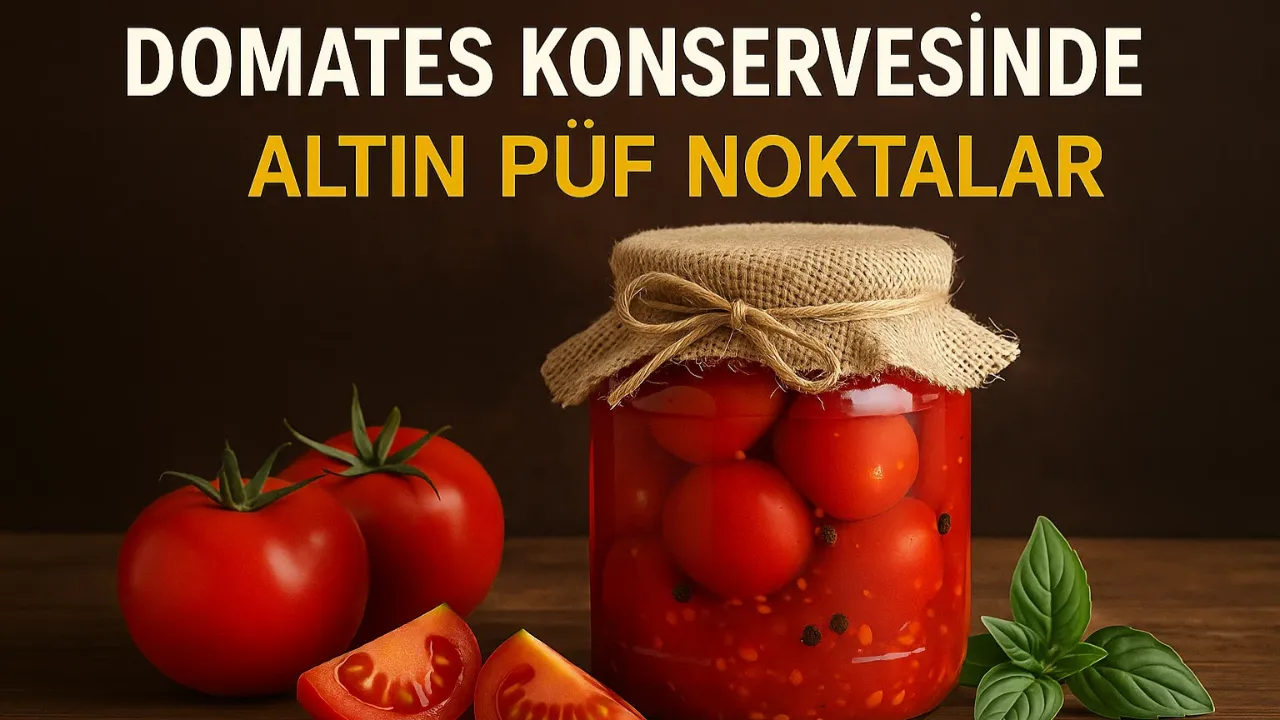 Domates Konservesinde Altın Püf Noktalar