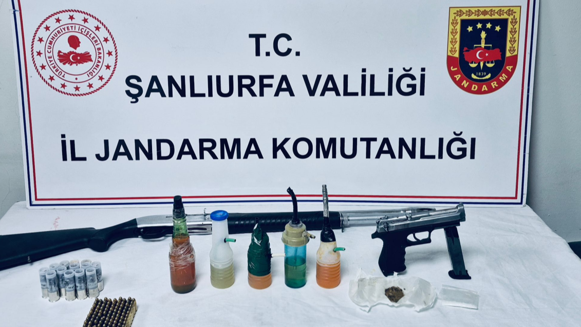 Şanlıurfa’da Silah ve Uyuşturucu Operasyonu: 8 Gözaltı