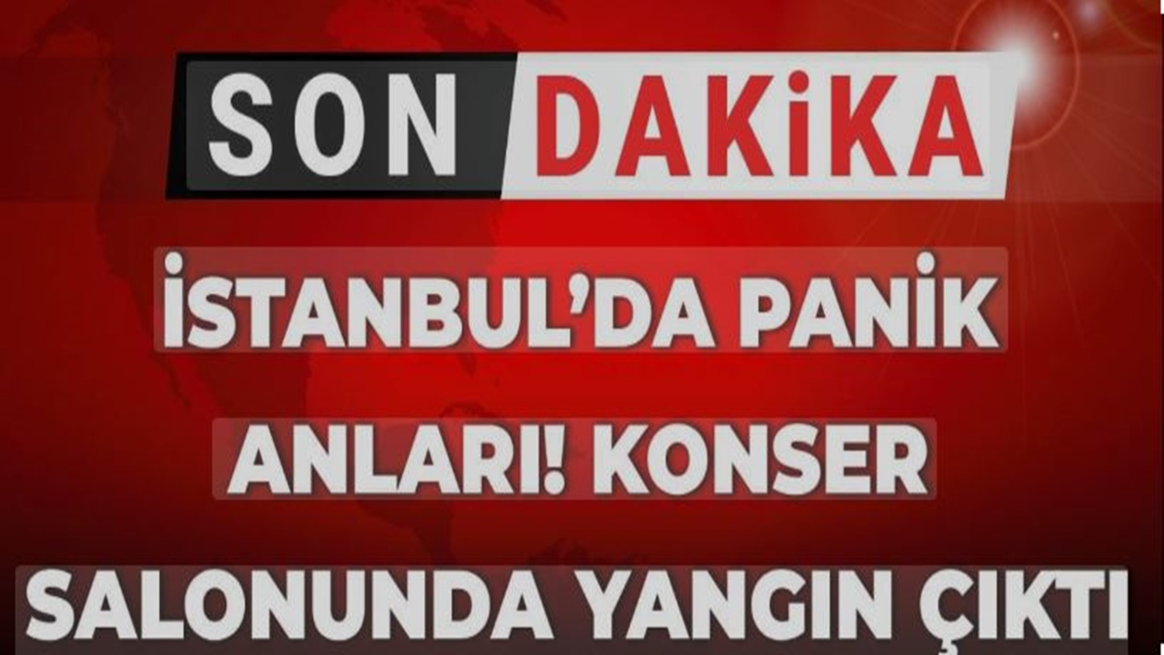 İstanbul’da Yangın Panik Yarattı!