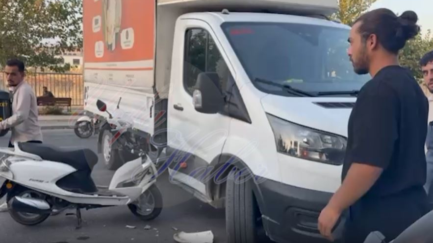Haliliye'de Motosiklet ile Pikap Çarpıştı !