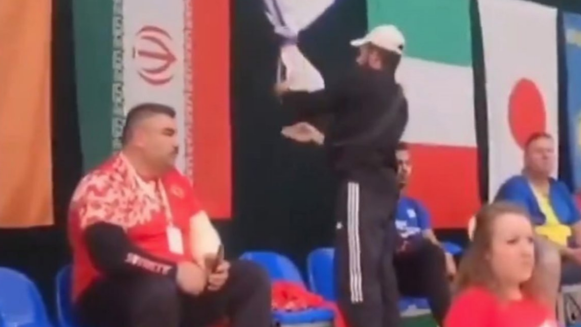 Milli Sporcumuz İsrail Bayrağına Tepki Gösterdi