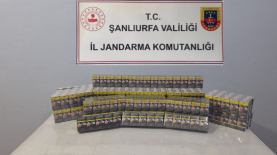 Şanlıurfa'da Kaçak Sigara Operasyonu