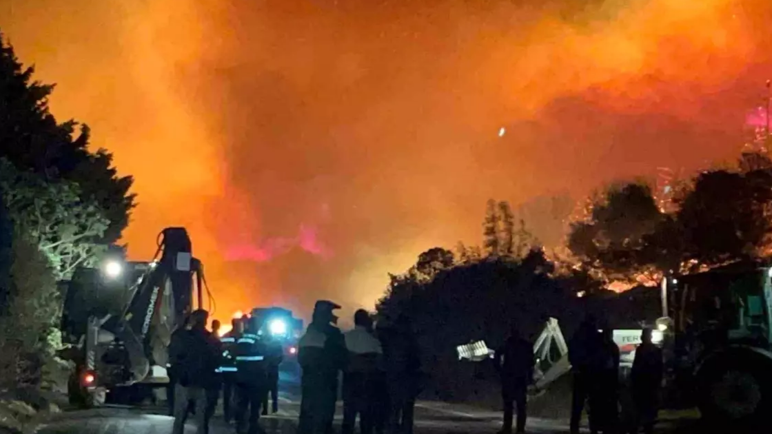 Bursa’da Yangın: Alevler Şehri Sardı, Müdahale Sürüyor