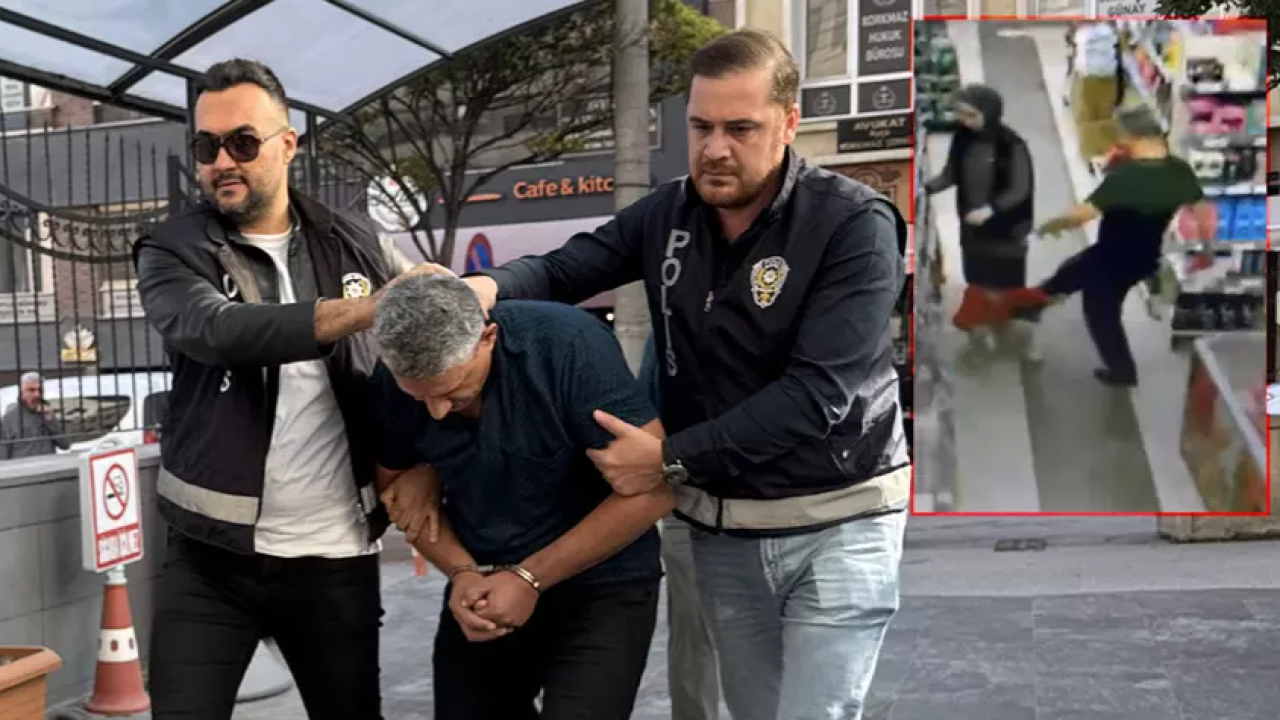 Markette Çocuğunu Tekmeleyen Baba Tutuklandı