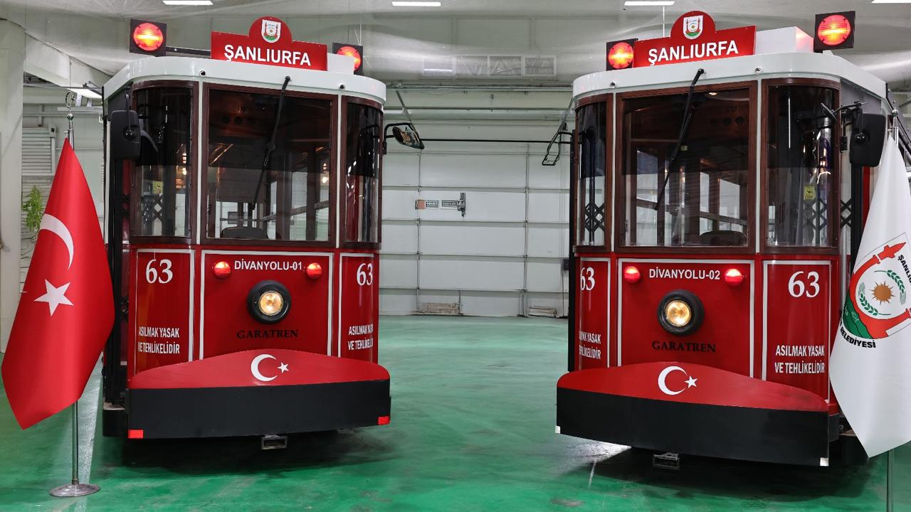 Şanlıurfa'da Nostaljik Tramvaylar Hizmete Giriyor