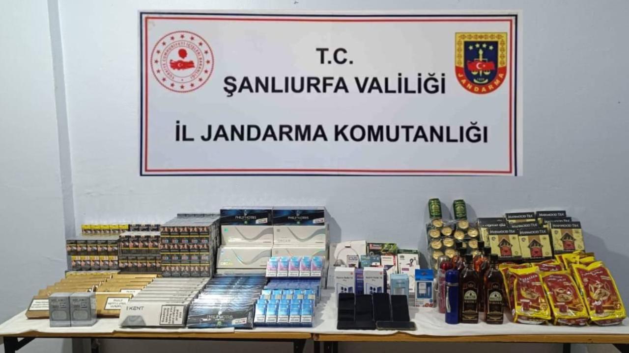Şanlıurfa’da Tütün ve Alkol Kaçakçılığına Büyük Operasyon